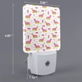 thumbnail image 2 of Goofa Dachshund Dog Puppy Night Light, Plug-in, Dusk to Dawn Sensor, Warm White, Ambient Lighting, Ideal Kids Adults Nightlight-US, 2 of 9