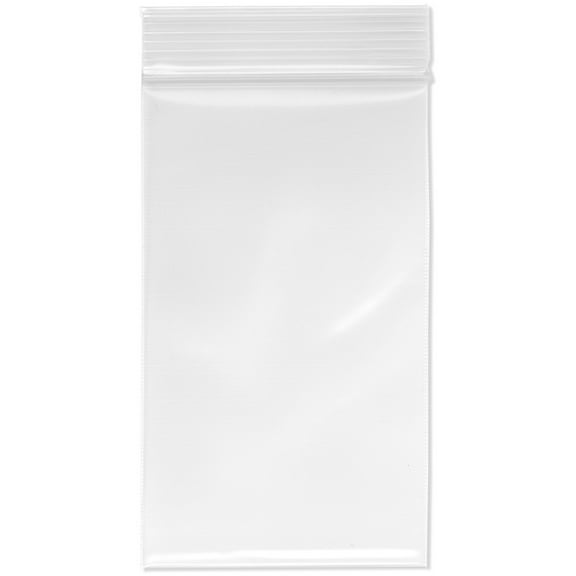 Plymor 3" x 5" (Pack of 100), 6 Mil Industrial Duty Zipper Reclosable Plastic Bags