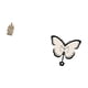 thumbnail image 5 of Estatua clásica cristiana de resina y reloj de pared de mariposa acrílica, escultura decorativa para oficina, mesa, coche, hogar, comedor., 5 of 8
