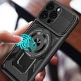 thumbnail image 6 of Case For IPhone 17 Pro Max/17 Pro/17 Air/17, Magnetic Cover With Electroplated Wireless Charging 360° Ring Kickstand Shell, 6 of 8
