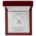 thumbnail image 5 of Daughter Gift from Mom, Love Knot Necklace ,Perfect for Birthday &  Christmas, 5 of 12