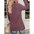 thumbnail image 3 of OALUXE Long Sleeve Shirts for Women Casual Tunic Tops Loose Fit Dressy Lightweight Sweaters, 3 of 7