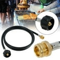 thumbnail image 3 of YOPTOP Tuyau de Cuisinière à Gaz Polyvalent Adaptateur de Propane Tuyau Durable Installation Facile Convertisseur de Réservoir de Propane Pièces de Barbecue Débit d'Air Stable pour Type QCC1, 3 of 6