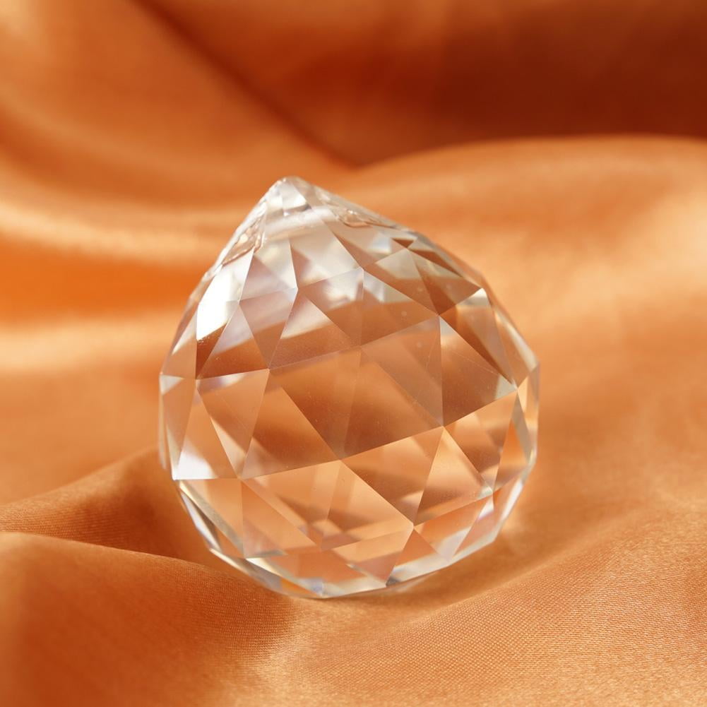 50 mm FENG SHUI HANGING CRYSTAL BALL Sphere Prism Rainbow Suncatcher