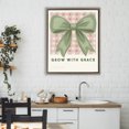 thumbnail image 2 of Stupell Industries Grow With Grace Ribbon Brown Framed Floater Canvas Wall Art, design by Courtney Haley, 31 x 25, 2 of 9