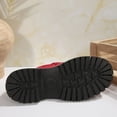 thumbnail image 5 of Women’s Suede Tassel Platform Loafers, Comfortable Lace-Up Shoes for Fall/Winter Commutes, School Days, and Casual Office Looks, 5 of 9