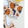 thumbnail image 6 of GXFC Infant Baby Boys Girls Halloween Romper Newborn Long Sleeve Pumpkin Print One Piece Jumpsuit Cute Halloween Bodysuit Costume 0-18M, 6 of 8