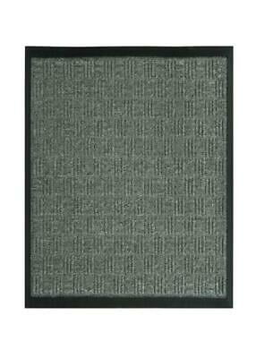 Enviroback Charcoal 60 in Recycled Rubber/Thermoplastic Rib Door Mat x 36 in 