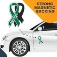 thumbnail image 7 of Magnet Me Up Support Liver Cancer Survivor Green Ribbon Magnet Decal, 3.5x7 In, Vinyl Automotive Magnet, 7 of 7