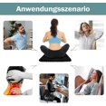 thumbnail image 5 of (Negro leche) Cojín de asiento de gel grueso con revestimiento antideslizante - Patrón de panal transpirable - Absorbe los puntos de presión para el automóvil, la silla de oficina y la silla de ruedas, 5 of 5