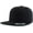 Black, variant on Flexfit Oversize XXL Structured Blank Flatbill Snapback Cap