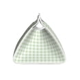 thumbnail image 3 of Lsque Pistachio Green Checkboard Printed Long Tissue Box Cover Holder, Facial Paper Organizer Dispenser,Triangle with Bottom Belt, PVC Leather Decorative Organizer, 3 of 9