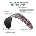 thumbnail image 3 of No Show Socks, suelas interiores LMHCISO para mujer, tallas 6 a 9, 6 pares, 3 of 7