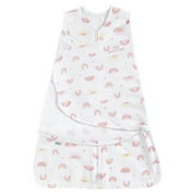Halo® Sleepsack® Swaddle, 100% Cotton, Sunshine Rainbows, Newborn Girls, 0-3 Months