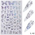 thumbnail image 1 of Pegatinas de mariposa para uñas, diseño de mariposas, láser bronceador, calcomanías de mariposas para uñas en 3D, calcomanías de uñas estéreo, moda, hermosas, 1 of 2