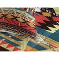 thumbnail image 3 of Ambesonne Ethnic Quilted Coverlet 3 Pcs, Flowers Arrows, Queen Size, Multicolor, 3 of 4