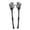 Black, variant on 1 Pairs Halloween Skeleton Arm Stakes, 12.6" Realistic Plastic Skeleton Hands, Scary Yard Decoration for Graveyard, Haunted House, Outdoor Lawn,Black