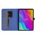 thumbnail image 3 of Case for iPad mini 6th Gen 8.3" 2021 / iPad mini 7th Gen (A17 Pro) 2024, Vintage Fabric PU Leather Folio Cover Soft TPU Inner Multiple Viewing Angles Stand with Card Slots Auto Sleep / Wake - Blue, 3 of 7