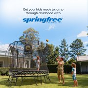 Springfree Trampoline Oval 8 x 11Ft Trampoline & FlexrStep V2 Safety Ladder