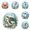 #6, variant on Handmade 5D Diamond Painting Acrylic Pendant Ocean Series DIY Rhinestone Pearl Hanging Ornament for Wall Window Decor Coastal Art Kit for Adults, 8 Inch