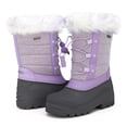 thumbnail image 3 of Kushyshoo Snow Boots Lined Waterproof Light Purple Winter Boot Little Kid Size 13, 3 of 7