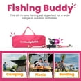 thumbnail image 5 of DaddyGoFish Kids Fishing Pole - Rod Reel Combo Tackle Box Starter Set - First Year Small Gear Kit for Boys Girls Toddler Youth Age Beginner Little Children (Essential Set, Pink, 4ft), 5 of 6