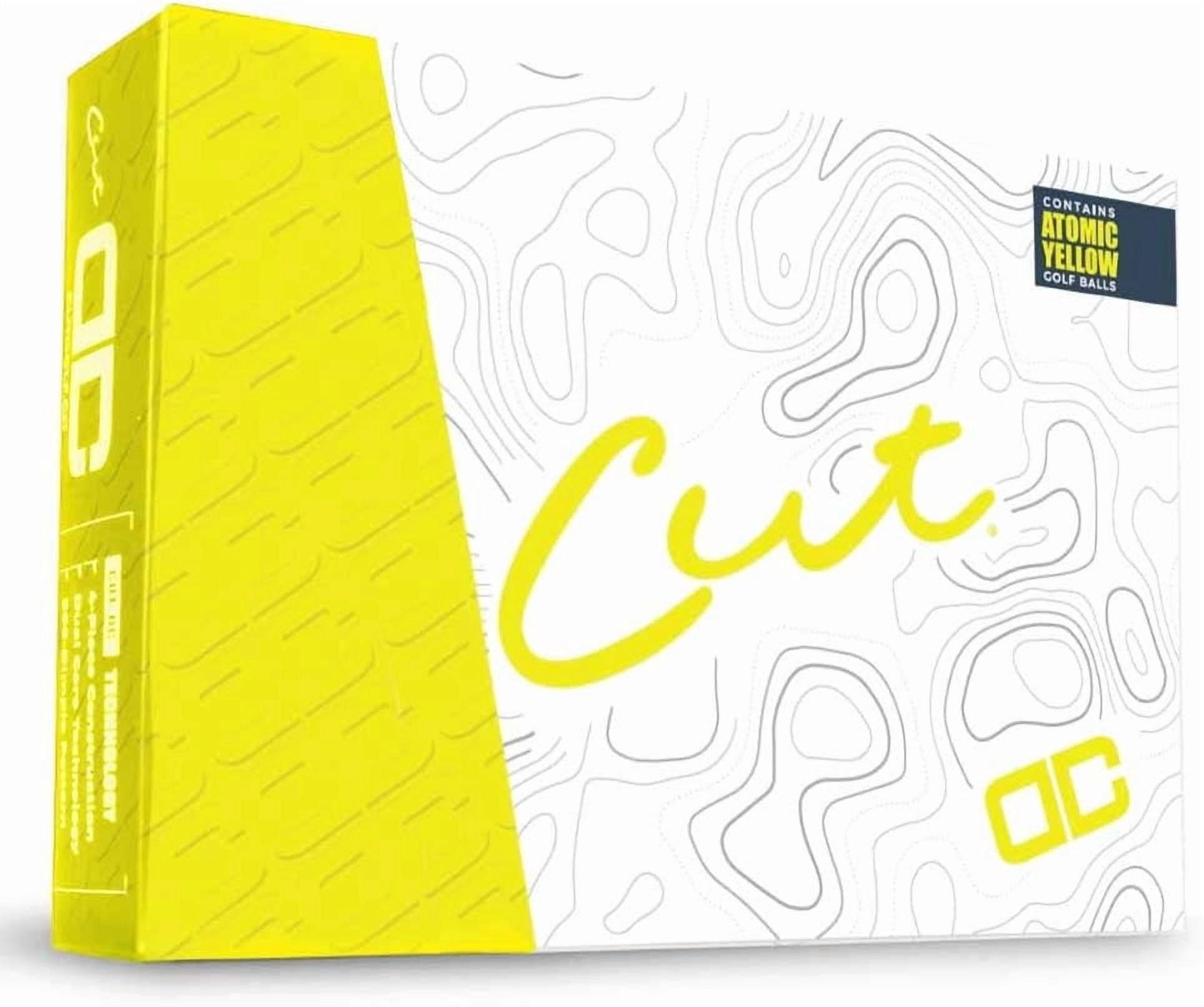 Cut Golf DC Atomic Yellow Golf Balls 12pack