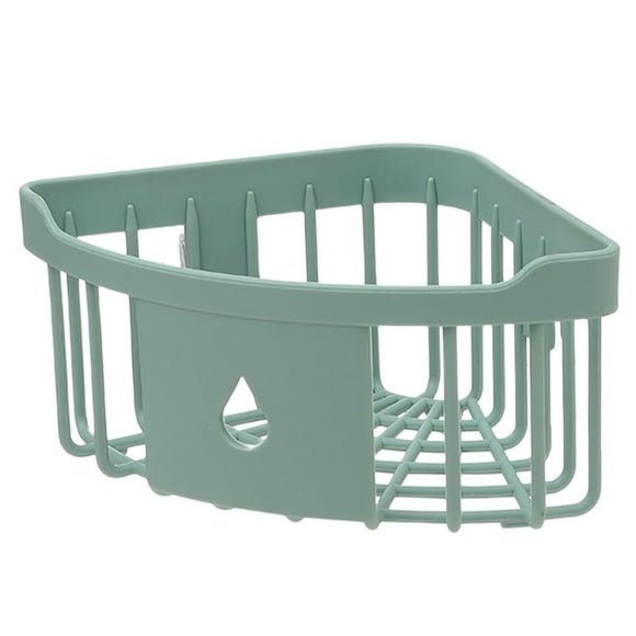 Rack Storage Organizer for Shower and Kitchen Space Saving Corner Caddy with Suction Mount Wall Mounted Shelving for Shampoo Conditioner and Everyday