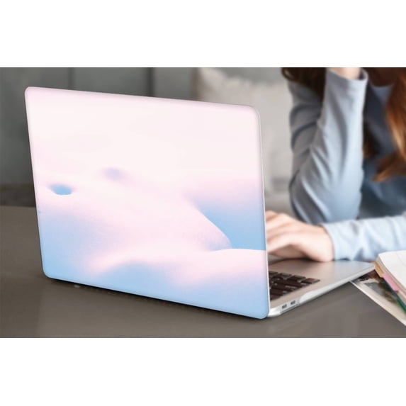Plastic Hard Case Shell Cover Only for Release Newest MacBook Air 13 inch Cable Tie Model: A1932&A2179&A2337 m1 Pink series 0036