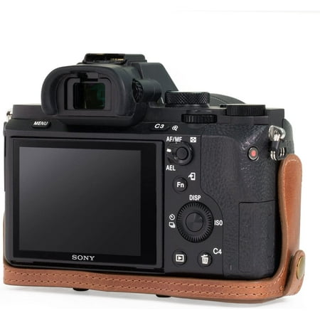 MegaGear Ever Ready Genuine Leather Camera Case - Easy to Install