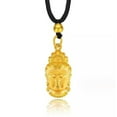 thumbnail image 5 of K-KED 2023 New Guanyin 24K Thai Baht Yellow Gold Plated Necklace Pendant, 5 of 6