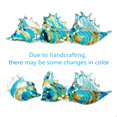 thumbnail image 4 of EUSTUMA Figuras de caracola de vidrio soplado a mano, adorno de animales marinos para decoración del hogar, colección de animales marinos para regalo de cumpleaños, concha de cristal, 4 of 5