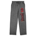 thumbnail image 6 of Deadpool Chimichangas Men's Heather Gray Sleep Pants-XXL, 6 of 7