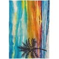 thumbnail image 2 of Coolnut Ocean Beach Rectangle Tablecloth,Dinner Table Cover for Outdoor & Indoor Patio, Picnic, BBQ, Holiday Party 60x60In, 2 of 7