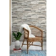 thumbnail image 6 of NextWall Faux Reclaimed Wood Plank Peel and Stick Wallpaper (Light Gray & ), 6 of 6
