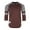 Maroon / Heather Grey, variant on ZIMEGO Men’s 3/4 Sleeve Henley Shirt – Casual Slim Fit Crew Neck Raglan Baseball Fashion Athletic T-Shirts Tee