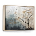 thumbnail image 2 of Designart "Monochromatic River Solace" Landscape Forest River Floater Framed Wall Decor, 2 of 5
