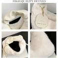 thumbnail image 5 of Women Fluffy Tote Bag Plush Shoulder Underarm Bag Faux Fur Crossbody Handbag with Strap Y2K Furry Purse Winter, 5 of 6