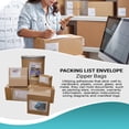 thumbnail image 6 of Reclosable Zipper Envelopes Adhesive Backed Plastic Clear 1000 count 6 x 9 in 2 mil, 6 of 8