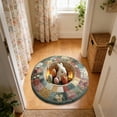thumbnail image 1 of 3D Visual Easter Rug 40*40, Custom Easter Bunny Round Rug Personalized 3D Effect Easter Day Carpet Non Washable Bunny Area Rug for Living Room Bedroom Birthday Indoor Home Decor Spring Day, 1 of 6