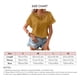 thumbnail image 4 of Blusa con ribete de encaje para mujer, camisetas de manga corta respetuosas con la piel de material suave para oficina, citas, trabajo, 4 of 8