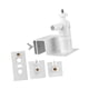 thumbnail image 5 of Soporte para cámara de seguridad, montaje en canaleta, ganchos para colgar, giratorio, ajustable, revestimiento Blanco, 5 of 8
