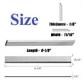 thumbnail image 2 of 2Pcs 155x17x3mm HSS Planer Knives, Replacement Woodworking Planer Blade for C6 06, Single Edge Tools for Hardwoods & Softwoods, 2 of 7