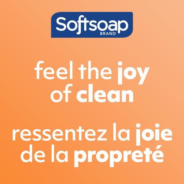 Savon liquide pour les mains exfoliant Softsoap Therapy, Parfum chaleureux de miel et de cassonade, 384 mL.