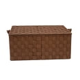 thumbnail image 2 of Cesto Organizadora Tejida Para Ropa Y Lavandería Caja Café, 2 of 6