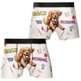 thumbnail image 3 of Back to School Cute Golden Retriever All Over Print Boxer Briefs Underwear for Men Dad Goldens Dog Lover Gifts Idea - 13010, 3 of 6