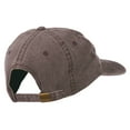 thumbnail image 4 of Tan American Flag Embroidered Washed Cap - Brown OSFM, 4 of 5