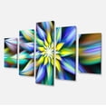 thumbnail image 2 of Dancing Multi Color Flower Petals - Floral Canvas Art Print, 2 of 3