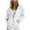 White, variant on Women Sweatshirts Women's Hoodies Sweatshirts Women's Casual Solid Long Sleeve Zipper Hooded Coat Pocket Sweatshirt Tops White L