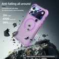 thumbnail image 2 of Funda de teléfono Mangix para iPhone 17 Pro Max, resistente al agua, color morado, 2 of 9